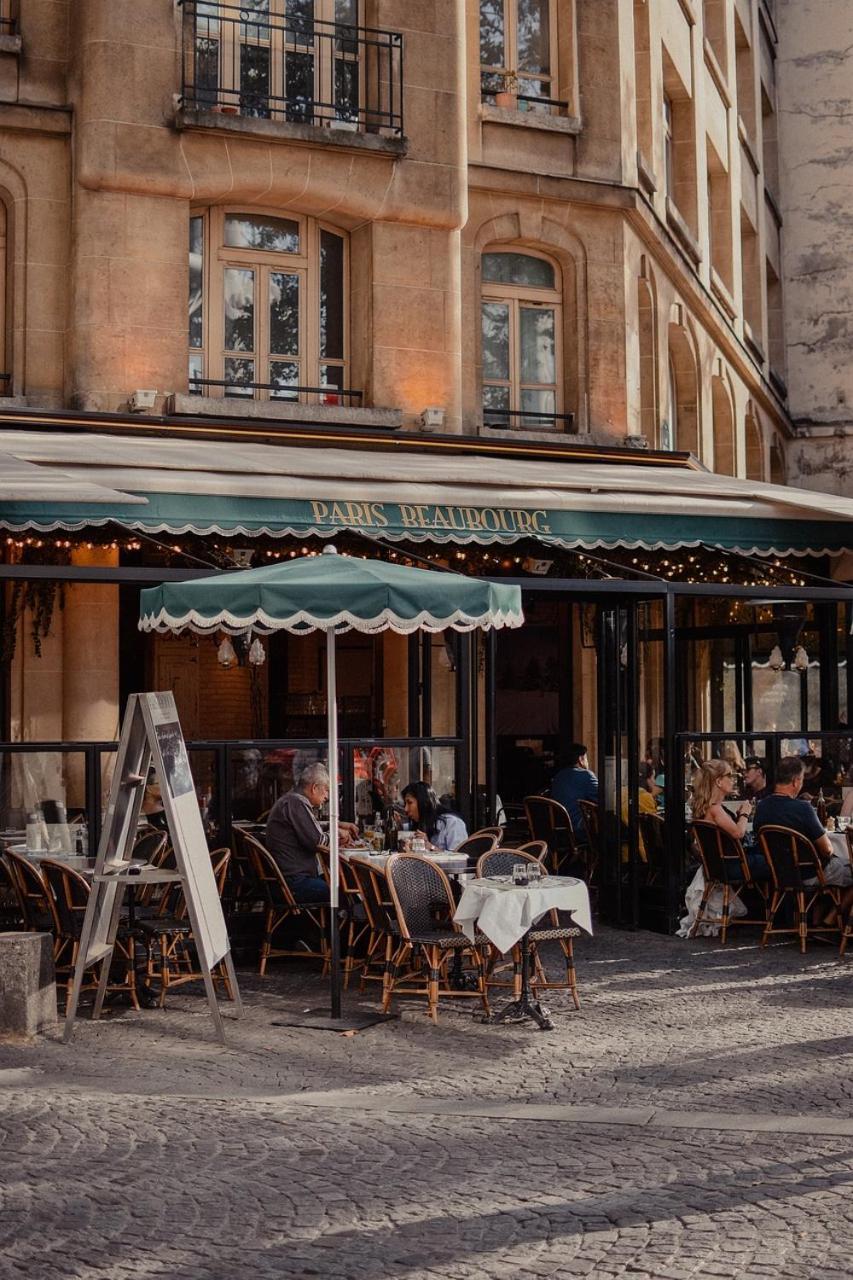 Charming 1Br Apartment With Terrace Le Marais Paris Center Exterior foto